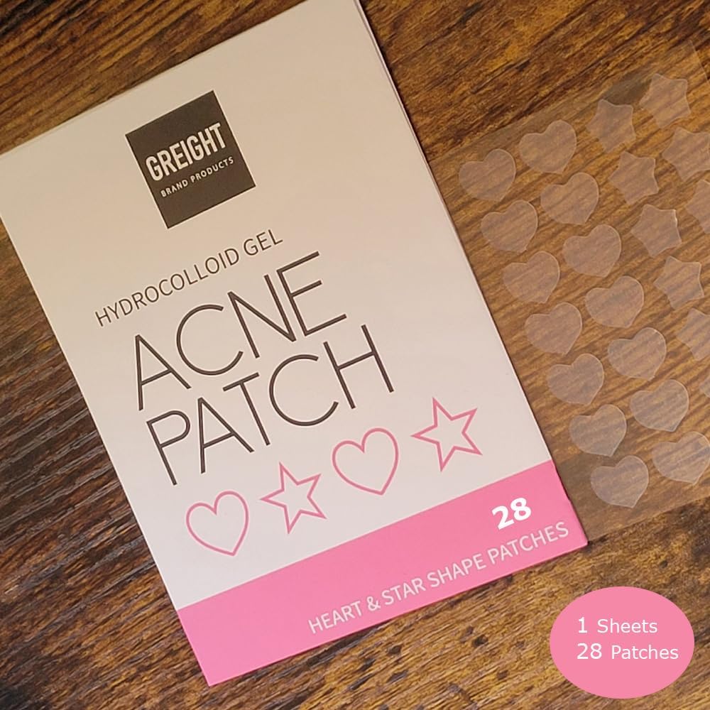 Hydrocolloid Acne Pimple Patch Heart and Star Shape Review